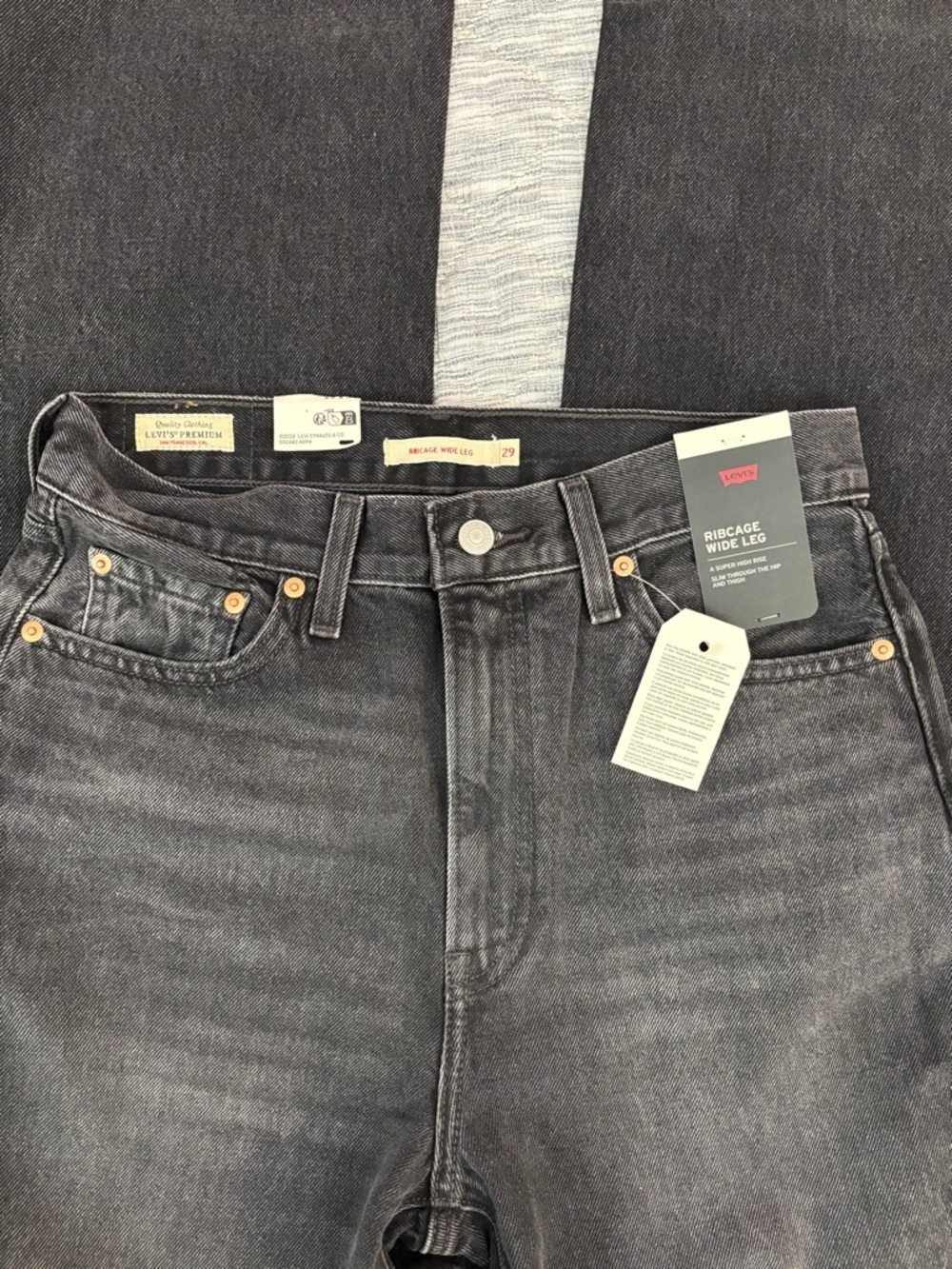 Levis Ribcage Wide Leg Jeans Sz 29 NWT | Levis High Waisted Wide Leg Jeans NEW - - Picture 7 of 9